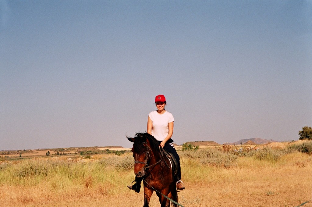Con Cartucho, el caballo con el que aprendí a montar.